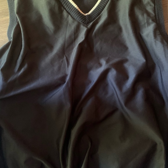 ASHWORTH Navy Blue Knit Golf Vest - Picture 7 of 9